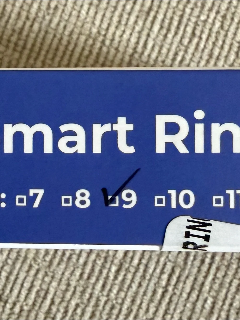 Smart Ring — Silver Stainless Steel Wearable
